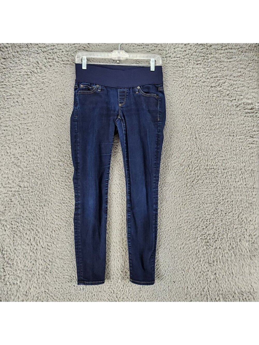 Gap Jeans Womens 4 Blue Stretch Denim Maternity True Skinny *Read*